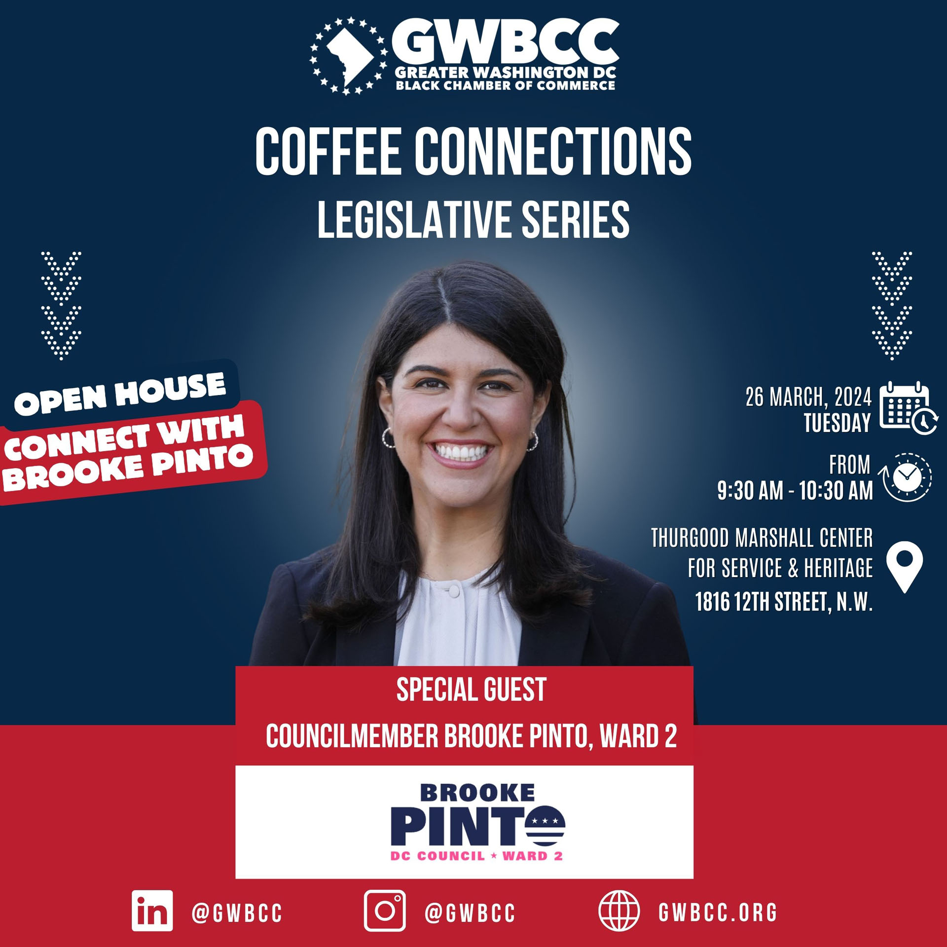 GWBCC Open House Coffee Connections
